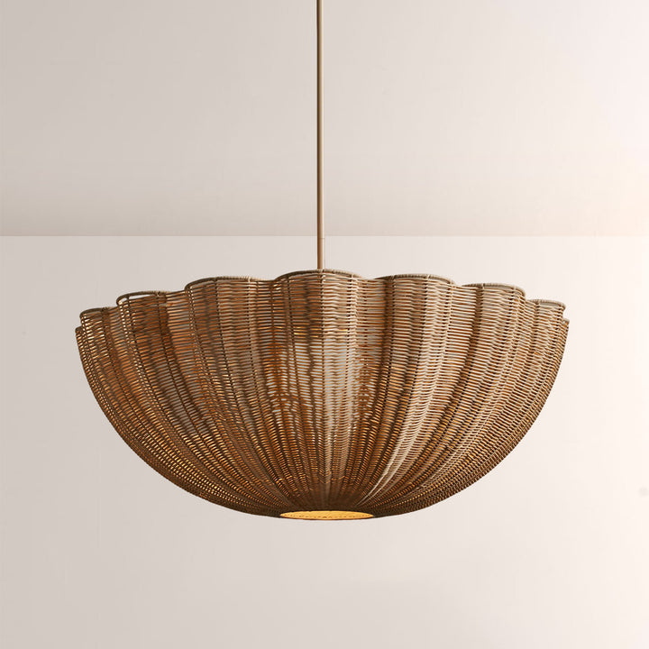 Claria Rattan Pendant