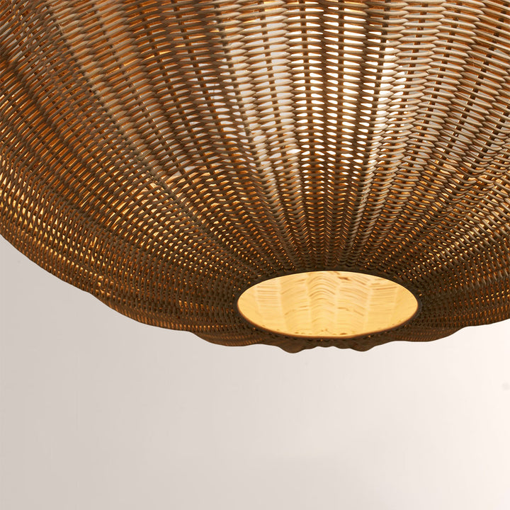 Claria Rattan Pendant