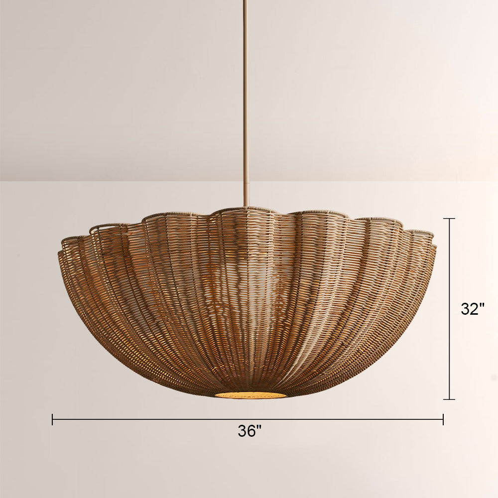 Claria Rattan Pendant
