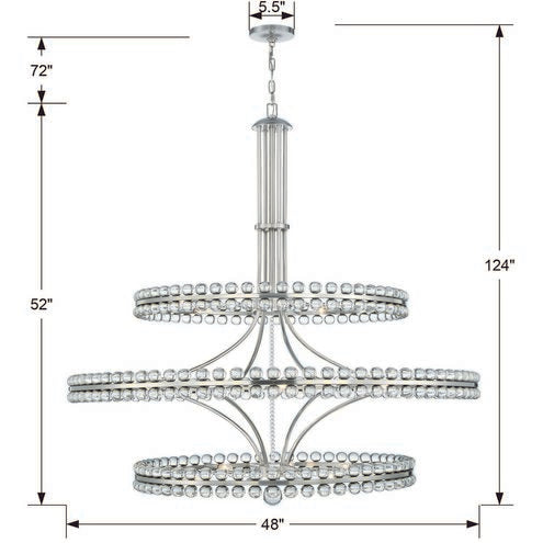 Clover 24 Light 48.00 inch Chandelier