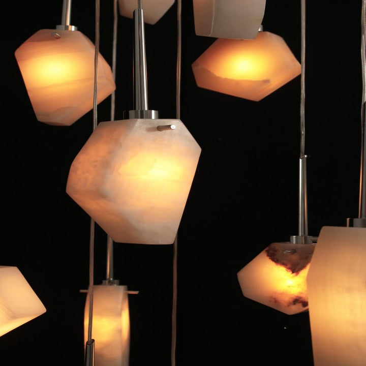 Contemporary Alabaster Pendant Light