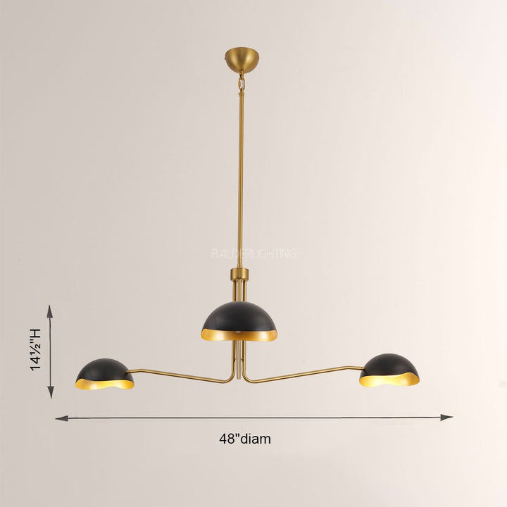 Convessi Round Chandelier 48"