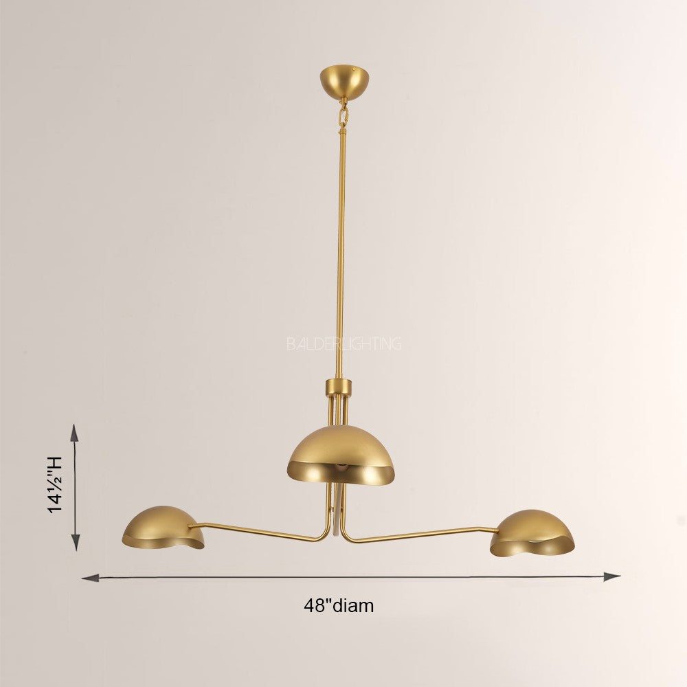 Convessi Round Chandelier 48"