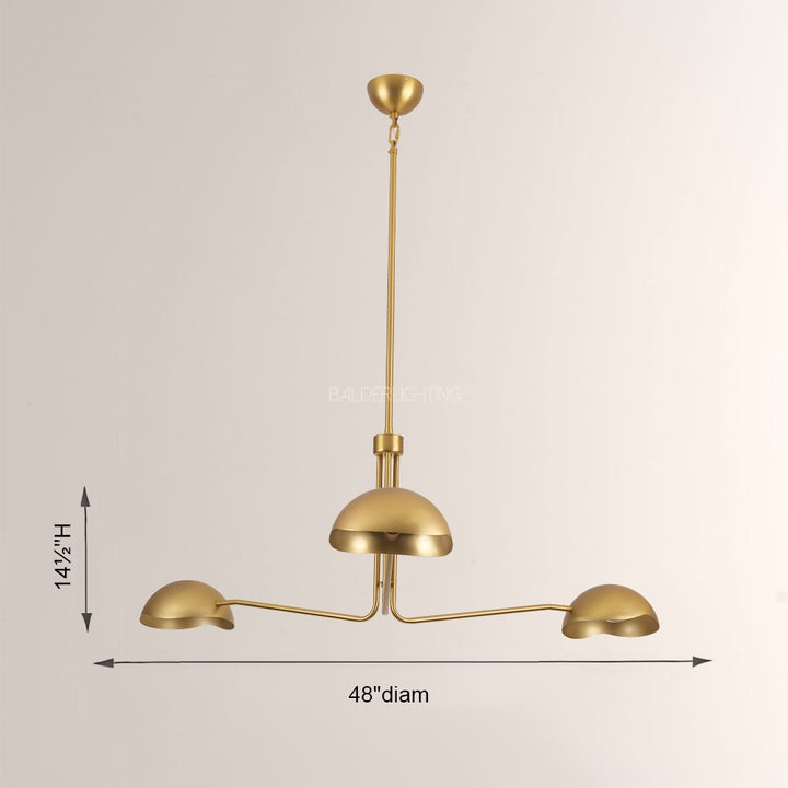 Convessi Round Chandelier 48"