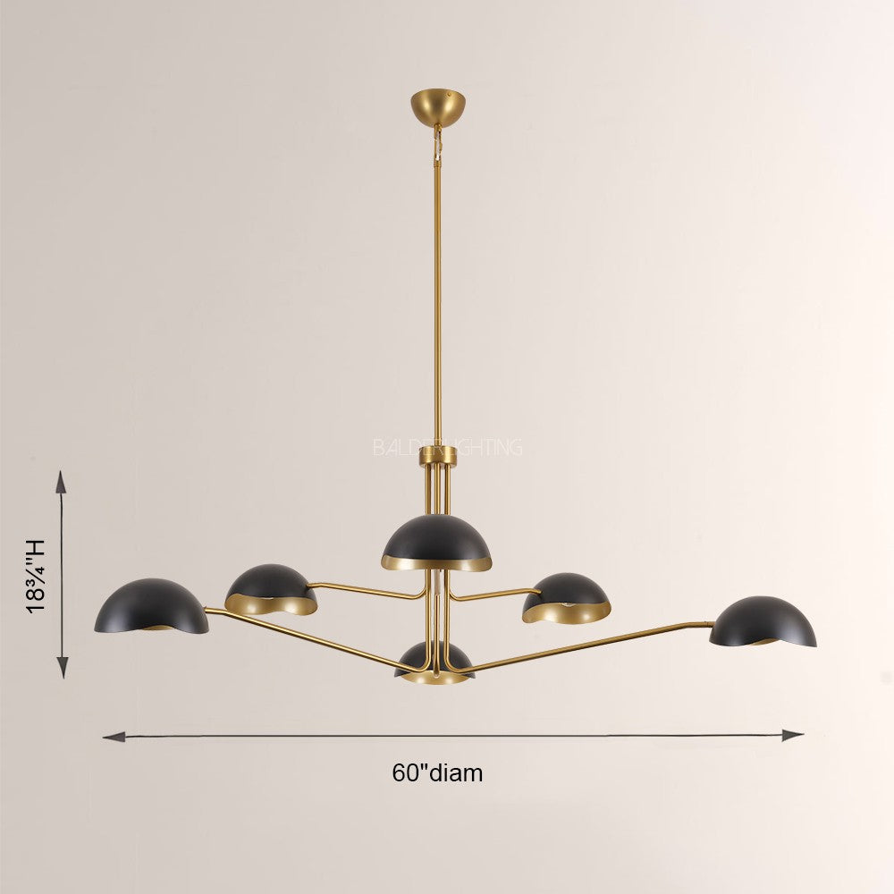 Convessi Round Chandelier 60"