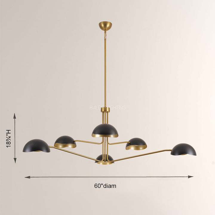 Convessi Round Chandelier 60"
