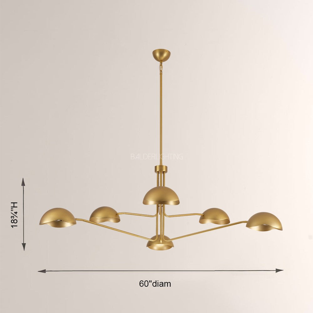 Convessi Round Chandelier 60"