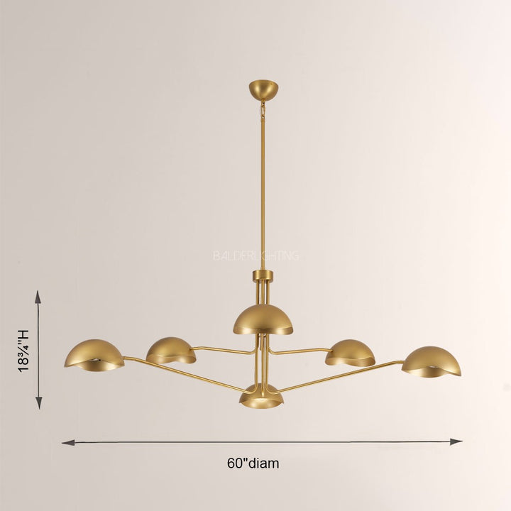Convessi Round Chandelier 60"