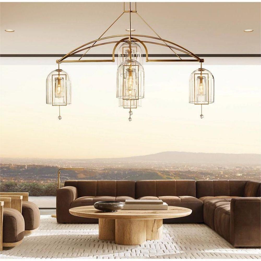 Cora Linear Chandelier 85"W