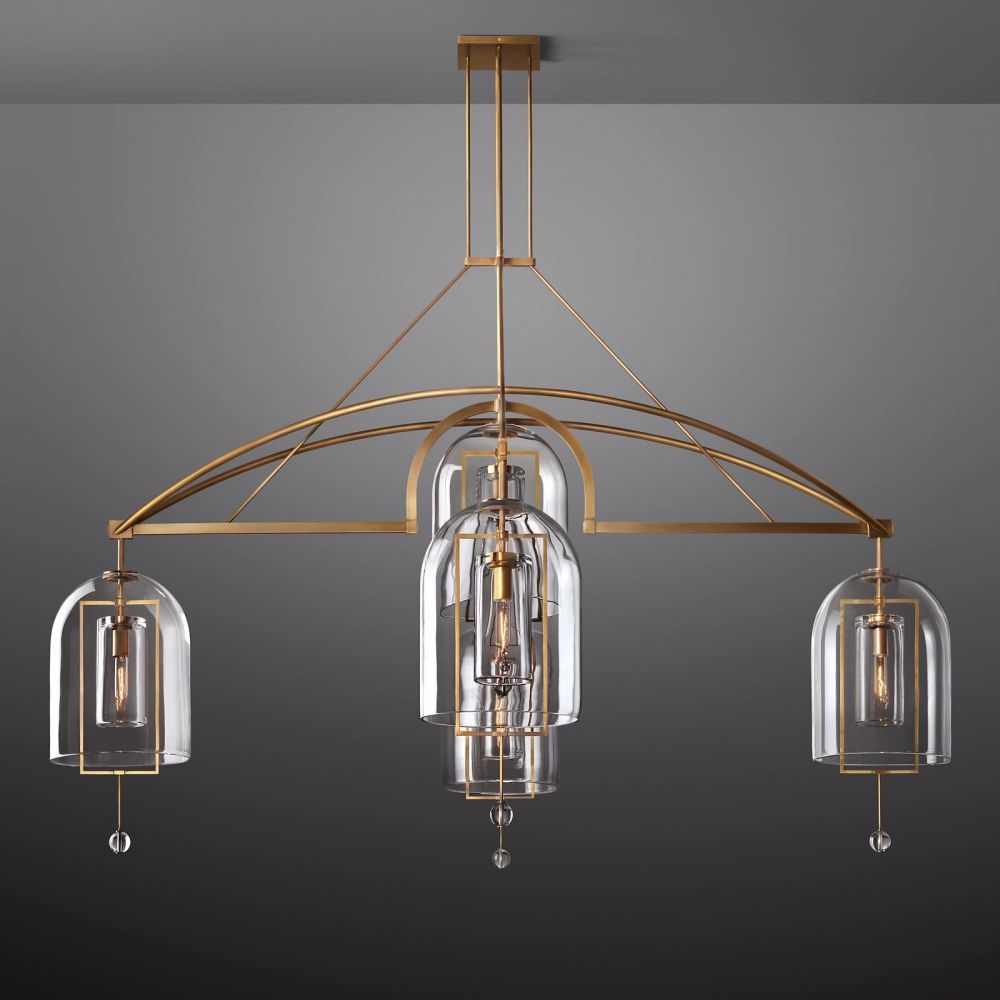 Cora Round Chandelier 85"D