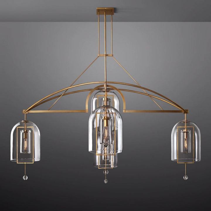 Cora Round Chandelier 85"D