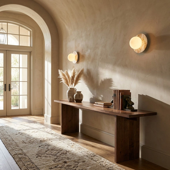 Corine Glass Globe Wall Sconce
