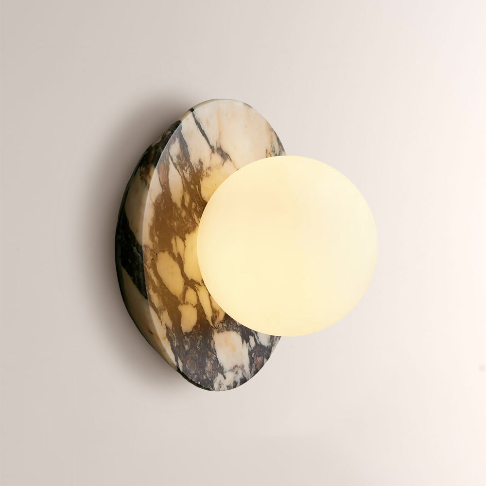 Corine Glass Globe Wall Sconce