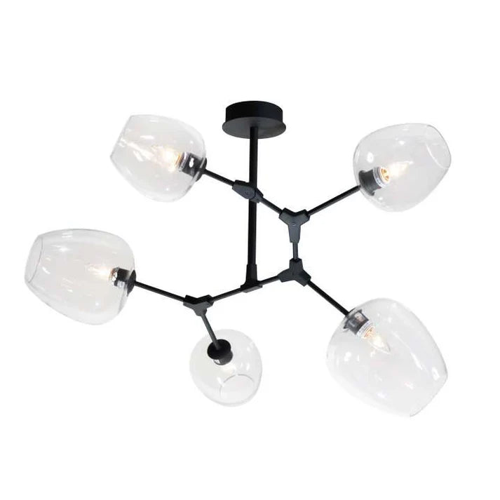 Covington Drop Globe Branching Bubble Chandelier 30"