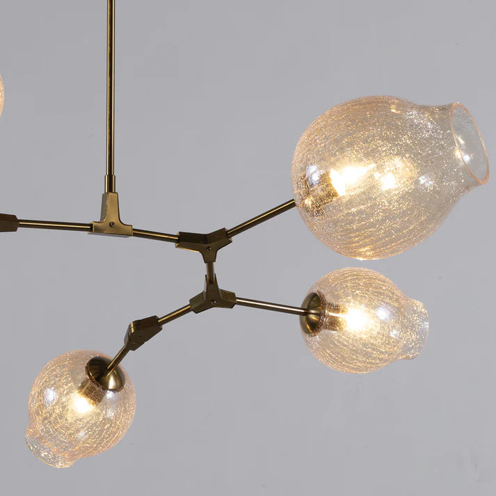 Covington Drop Globe Branching Bubble Chandelier 30"