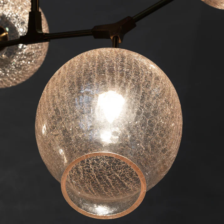 Covington Drop Globe Branching Bubble Chandelier 30"