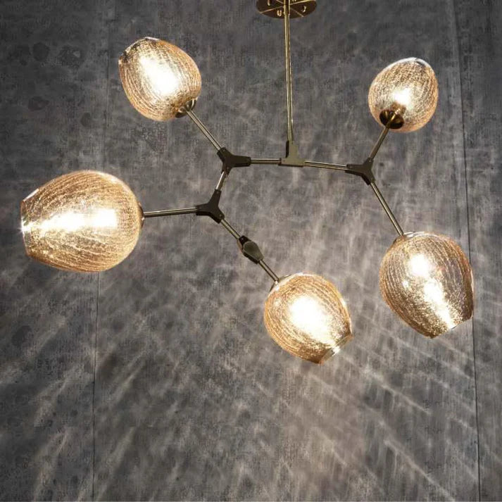 Covington Drop Globe Branching Bubble Chandelier 30"
