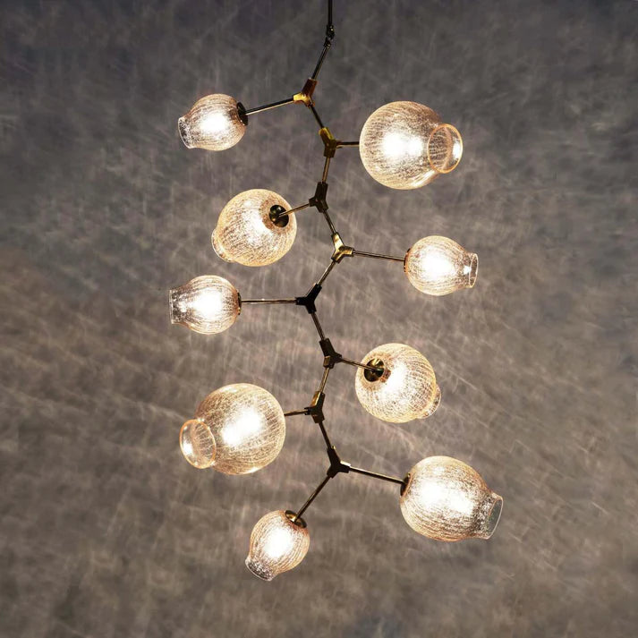 Covington Drop Globe Branching Bubble Chandelier 38"