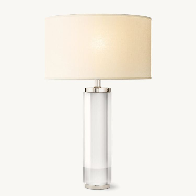 Cylindrical Crystal Table Lamp