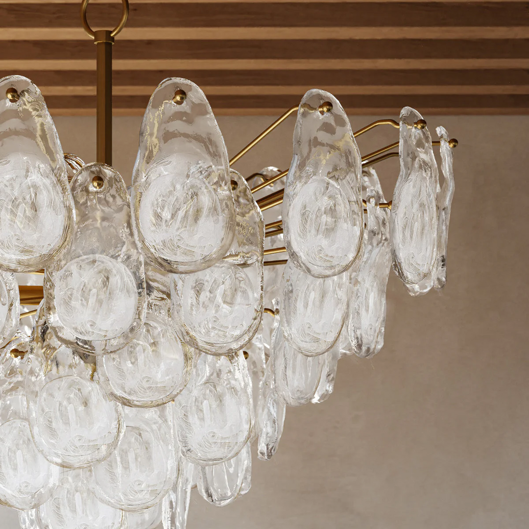 DARCIA CLEAR FUNCTIONAL DESIGN CHANDELIER