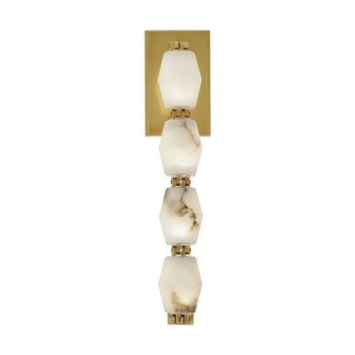 Dana Alabaster Pearl Necklace Wall Sconce