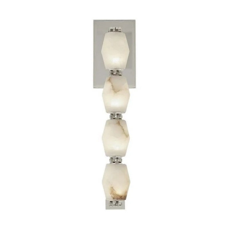 Dana Alabaster Pearl Necklace Wall Sconce