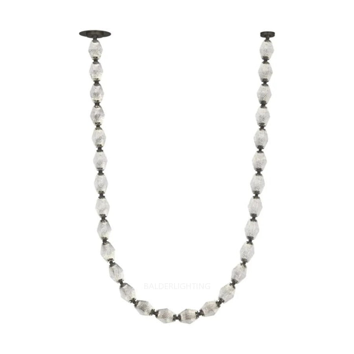 Dana Glass Pearl Necklace Chandelier