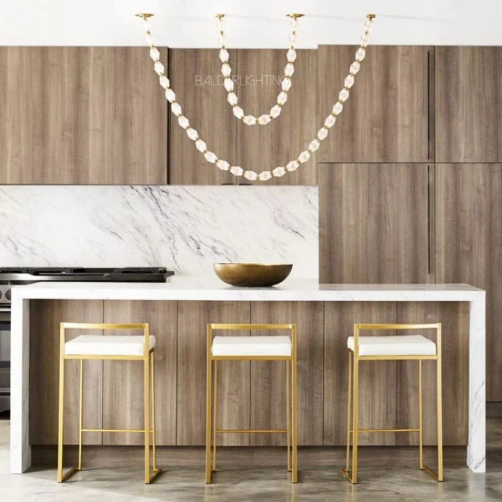 Dana Glass Pearl Necklace Chandelier