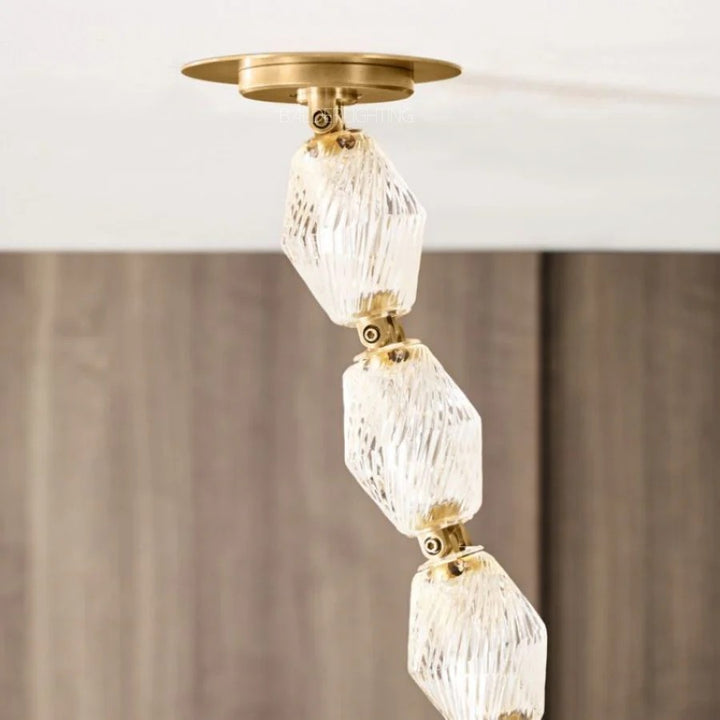 Dana Glass Pearl Necklace Chandelier