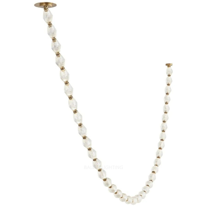 Dana Glass Pearl Necklace Chandelier