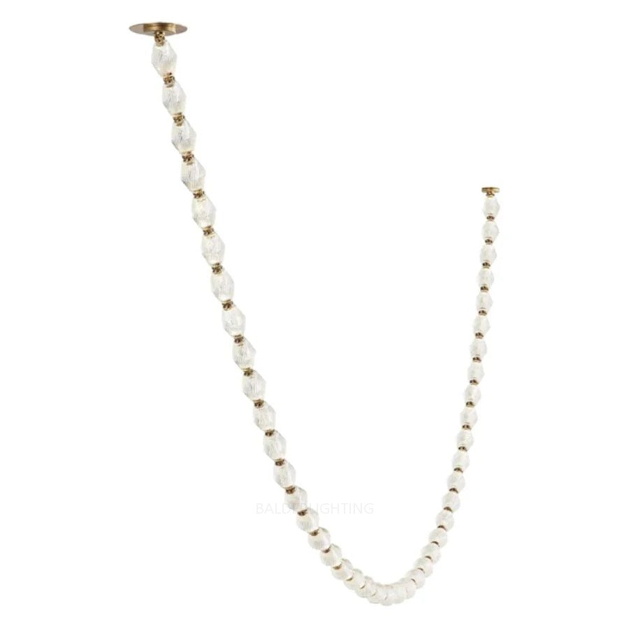 Dana Glass Pearl Necklace Chandelier