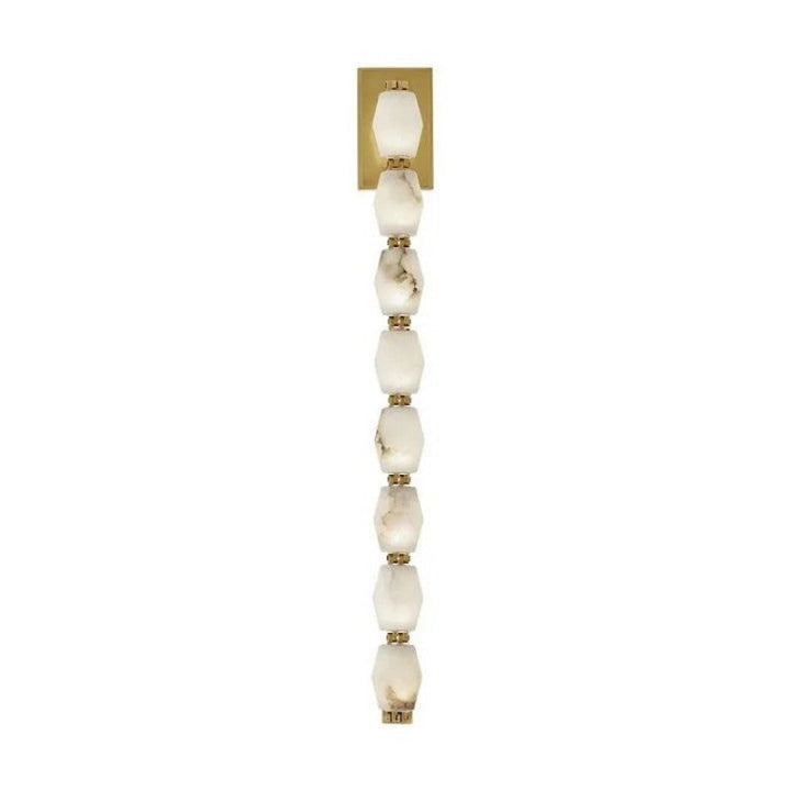 Dana Alabaster Pearl Necklace Wall Sconce