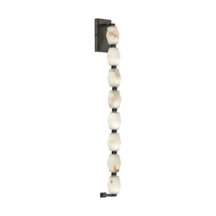 Dana Alabaster Pearl Necklace Wall Sconce