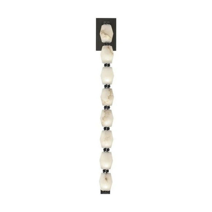 Dana Alabaster Pearl Necklace Wall Sconce