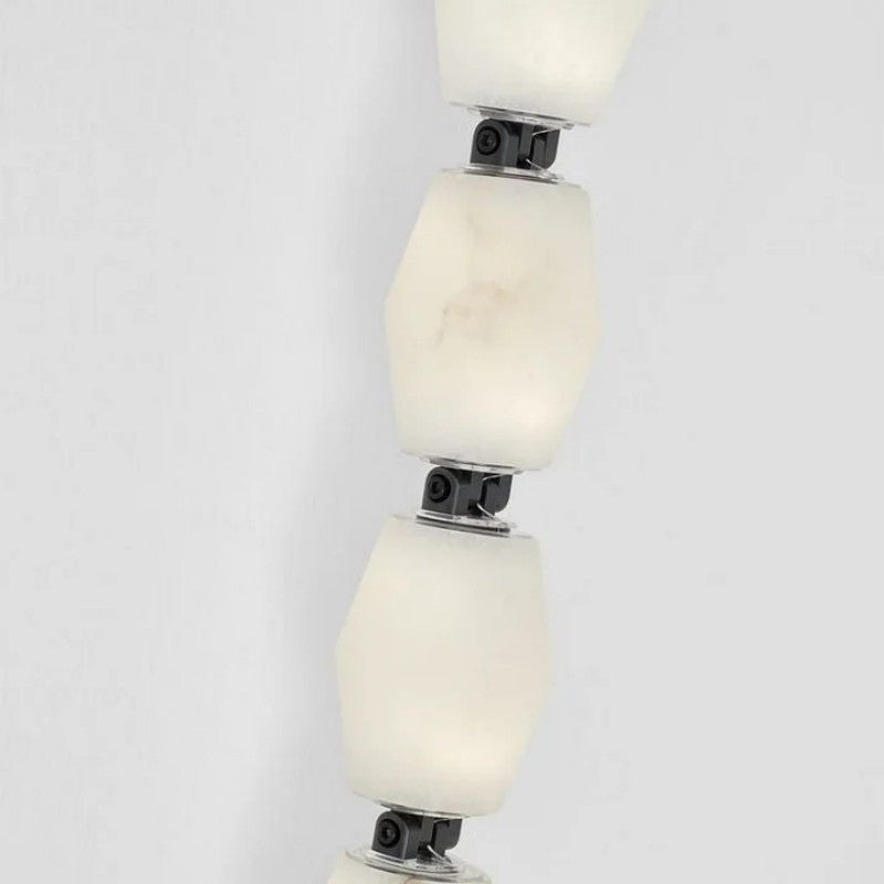 Dana Alabaster Pearl Necklace Wall Sconce