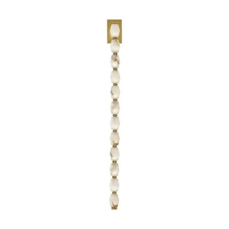 Dana Alabaster Pearl Necklace Wall Sconce