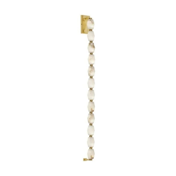Dana Alabaster Pearl Necklace Wall Sconce