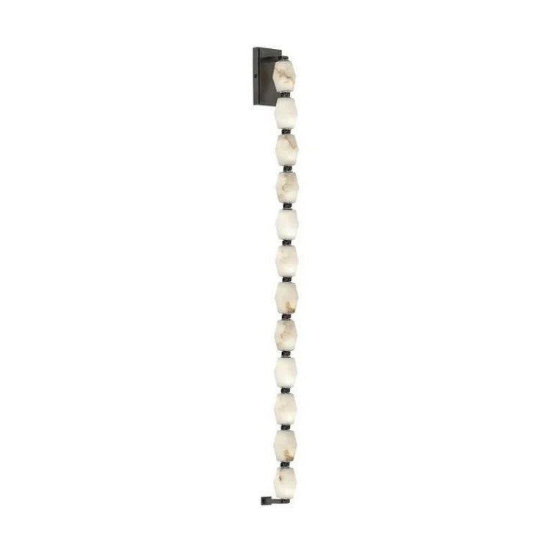 Dana Alabaster Pearl Necklace Wall Sconce