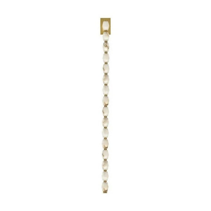 Dana Alabaster Pearl Necklace Wall Sconce