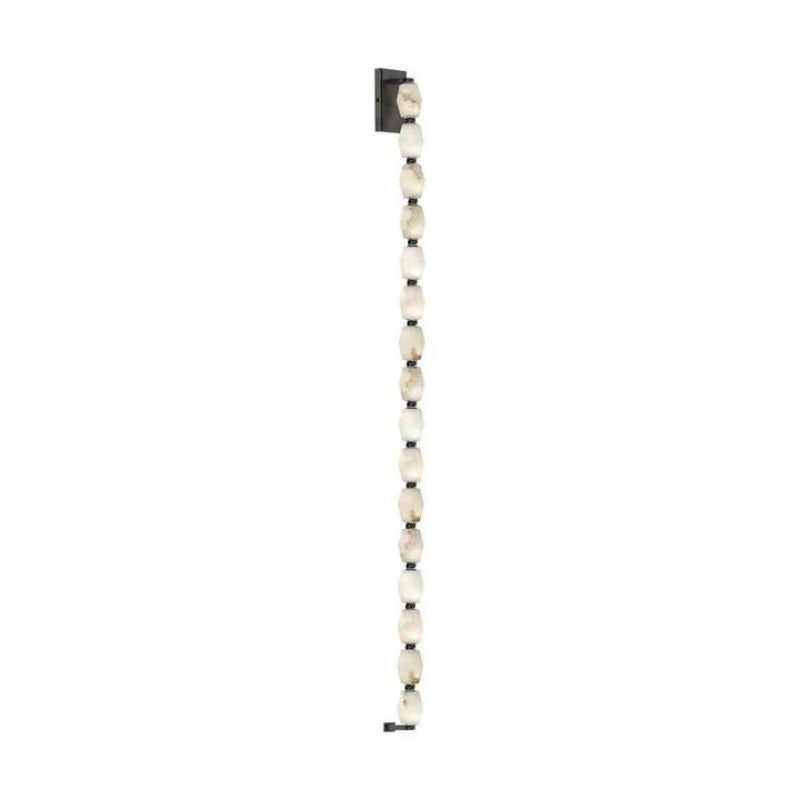 Dana Alabaster Pearl Necklace Wall Sconce