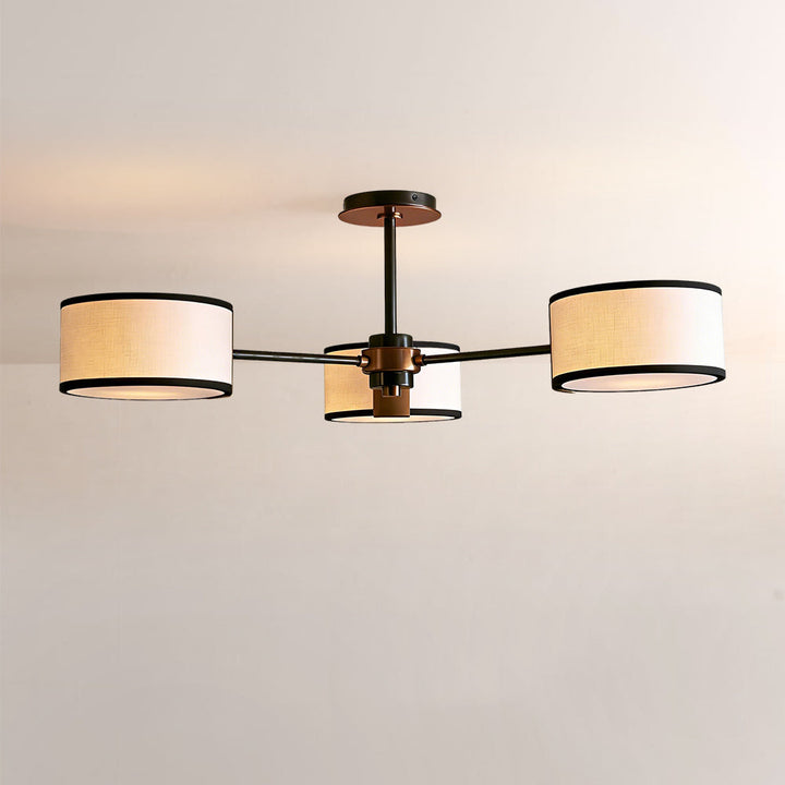 Daphil 3-Light Semi-Flush Mount