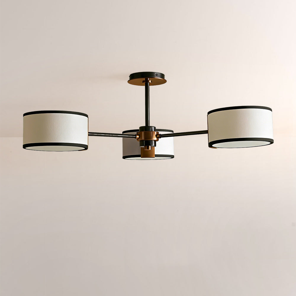 Daphil 3-Light Semi-Flush Mount