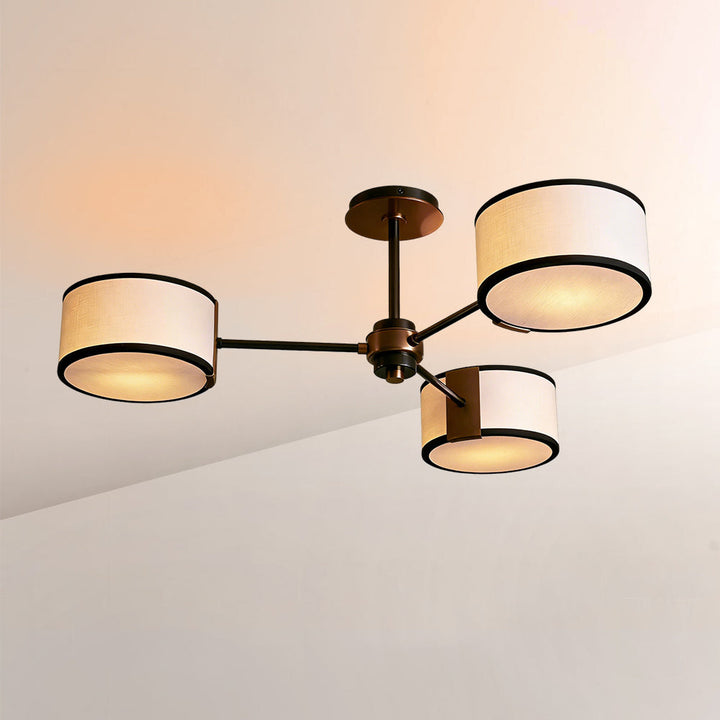 Daphil 3-Light Semi-Flush Mount