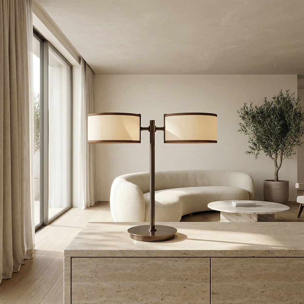 Daphil Dual-Shade Table Lamp