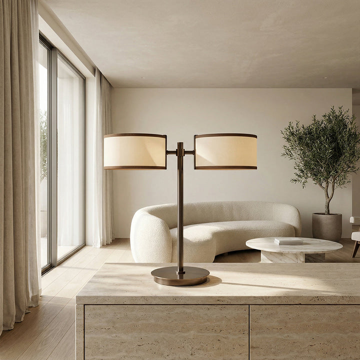 Daphil Dual-Shade Table Lamp