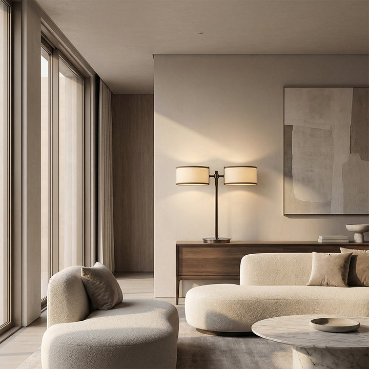 Daphil Dual-Shade Table Lamp