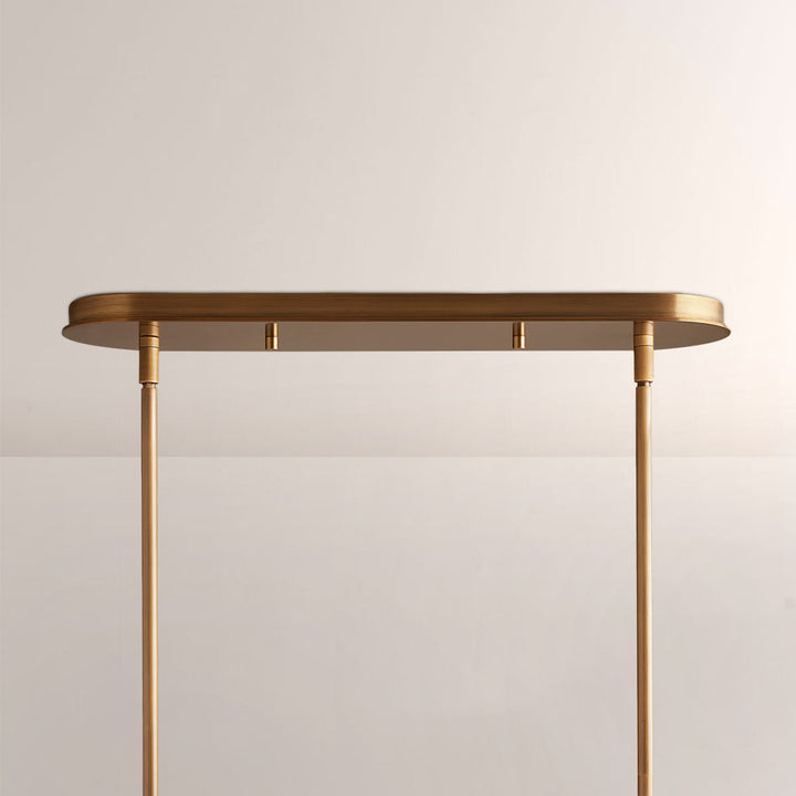Daphil Linear Metal Drum Chandelier