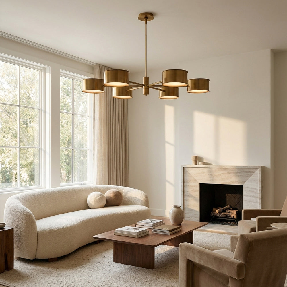 Daphil Metal Round Chandelier