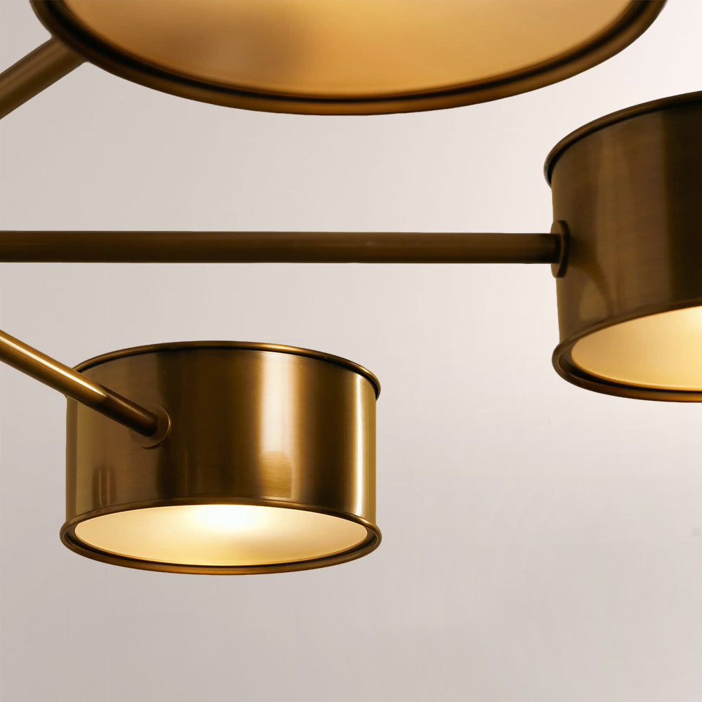 Daphil Metal Round Chandelier