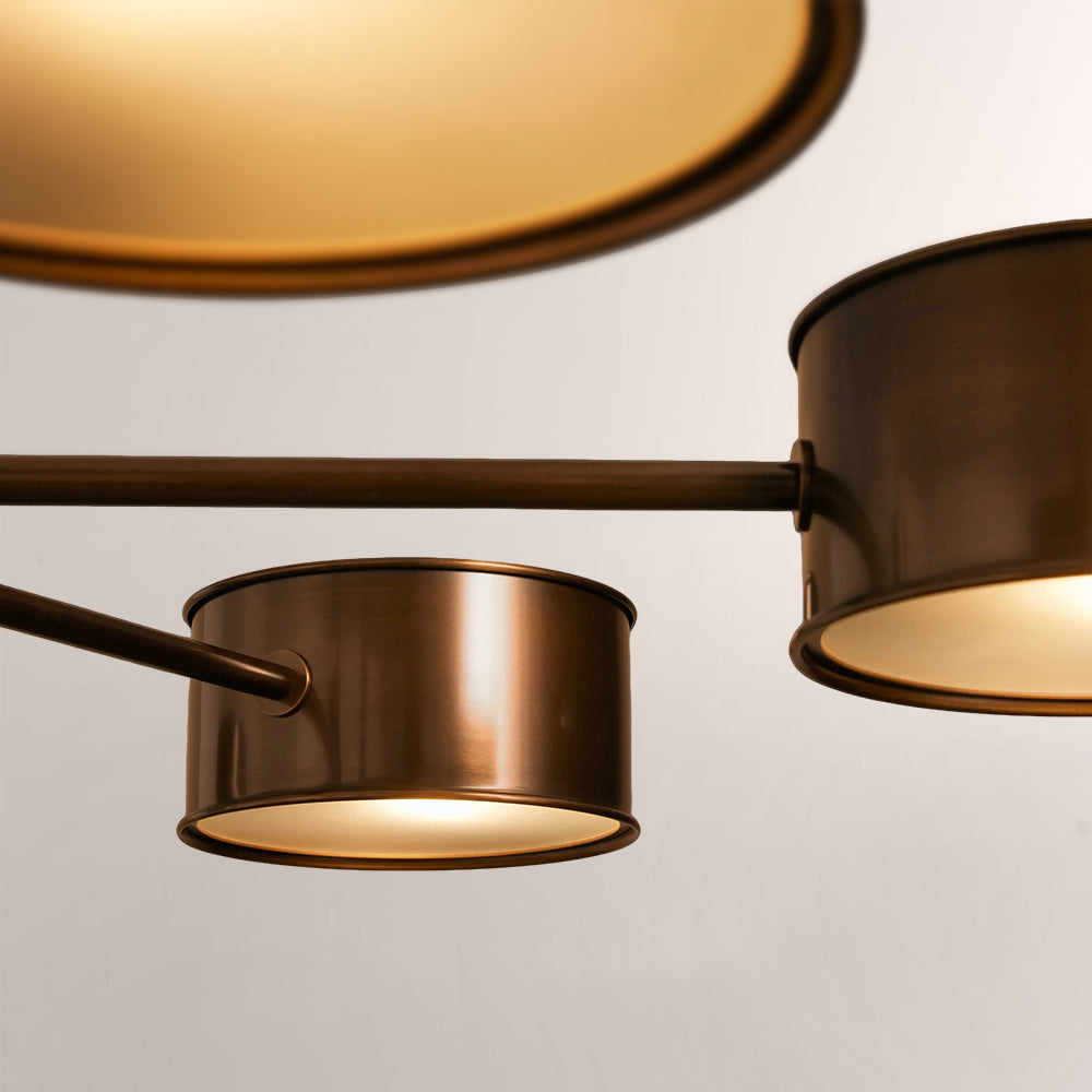 Daphil Metal Round Chandelier